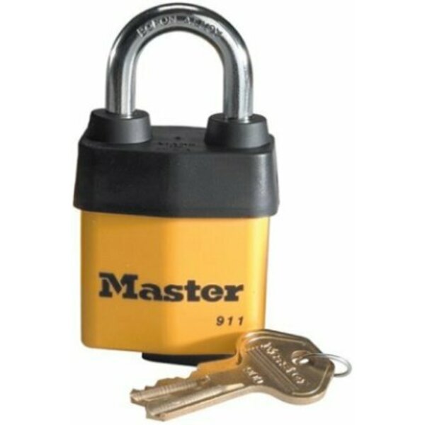 Master Lock 1-1/8 Shackle Padlock-Keyed Dif 911DPF